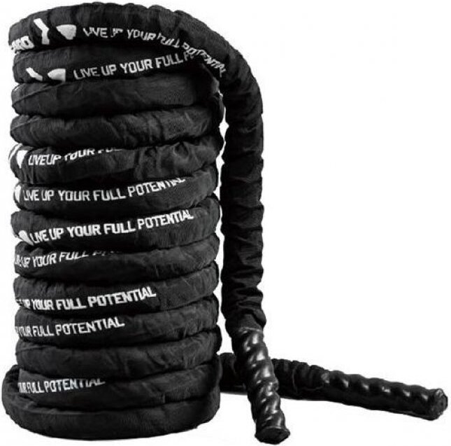 Übungsseil LivePro COVER BR 5 cm x 9 m - 13 kg schwarz