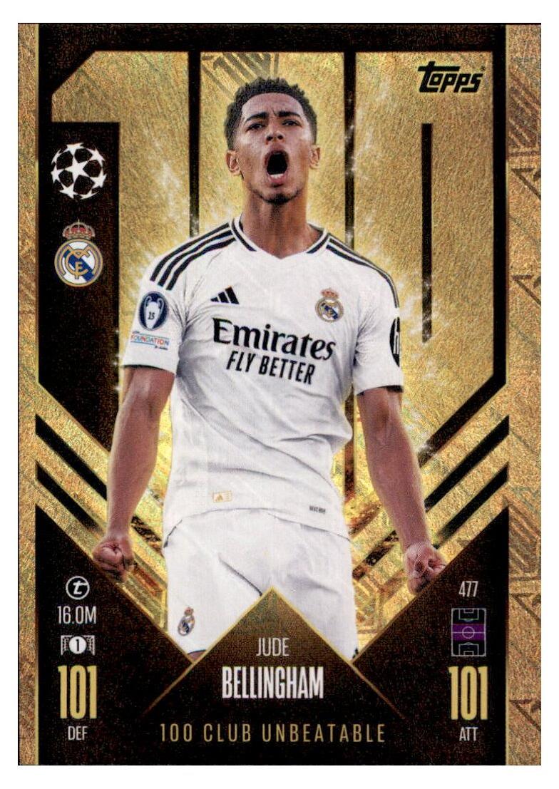 Topps 477 - Jude Bellingham - 100 Club - 2024/2025