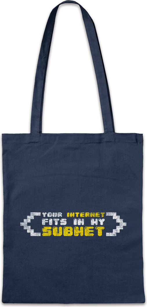 Eric Helmar Müller Urban Backwoods Your Internet Fits In My Subnet, Stofftasche, Farbe: Navy BG15238BL_2