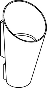 HEWI 801.20.E02 97 Bürstenbehälter f.