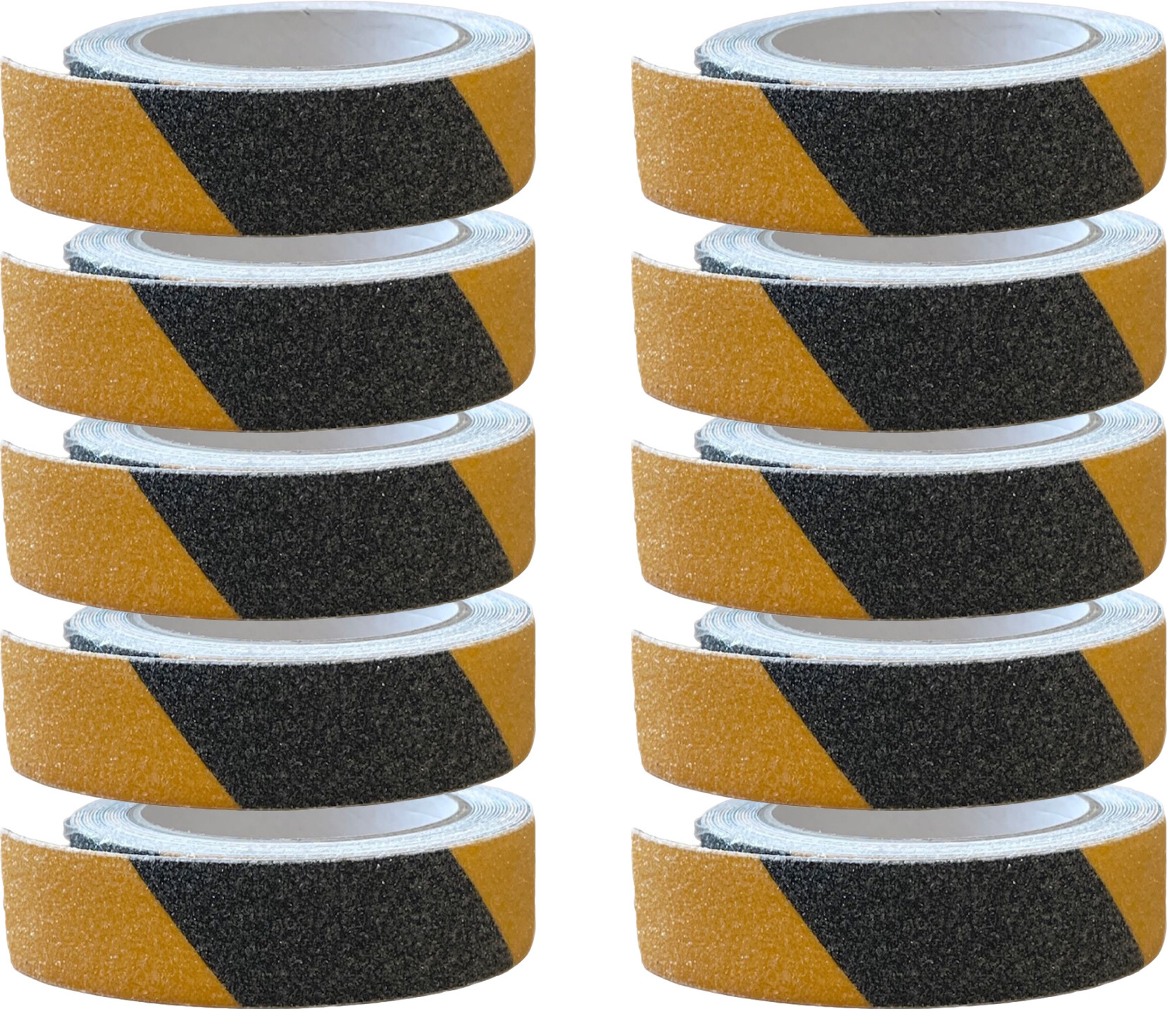 Vago-Tools Klebeband Antirutschband Gripband 25mmx5m Antirutschstreifen schwarz-gelb 10 St. Nicht zutreffend