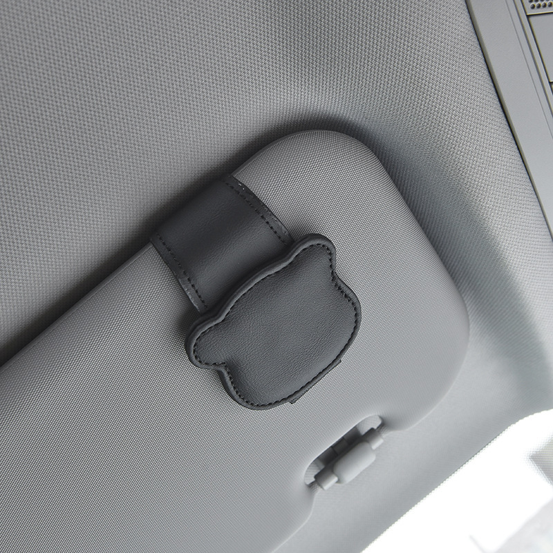 INF Sonnenbrillenhalter-Clip für die Auto-Sonnenblende Schwarz 364419