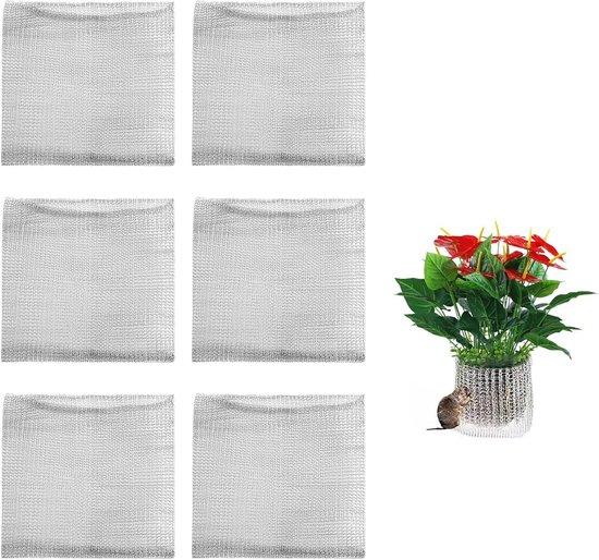 OEM Rostfreie Stahlwurzelbeschermungsnetze - Gewebekorb - Draadnetz - Knaagdier-schutz-netze - Gemüsebeeren - 6 Stück 35 x 35 cm 2026