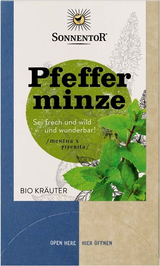 SONNENTOR Pfefferminze - Tee 18 Beutel 18g 6er Pack