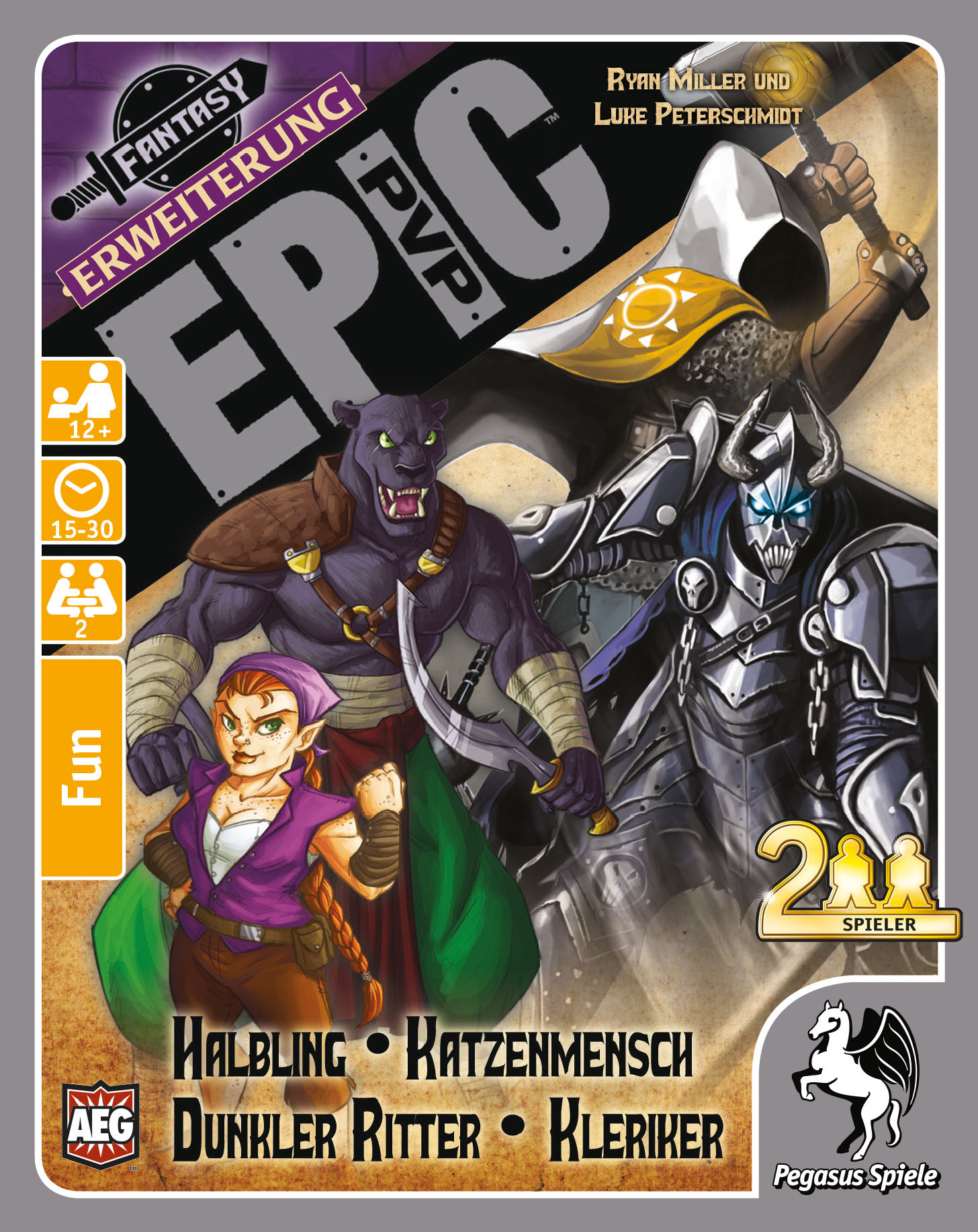 Pegasus Spiele Epic PvP - Halbling, Katzenmensch, Dunkler Ritter & Kleriker Erweiterung 2 (+) 17283G