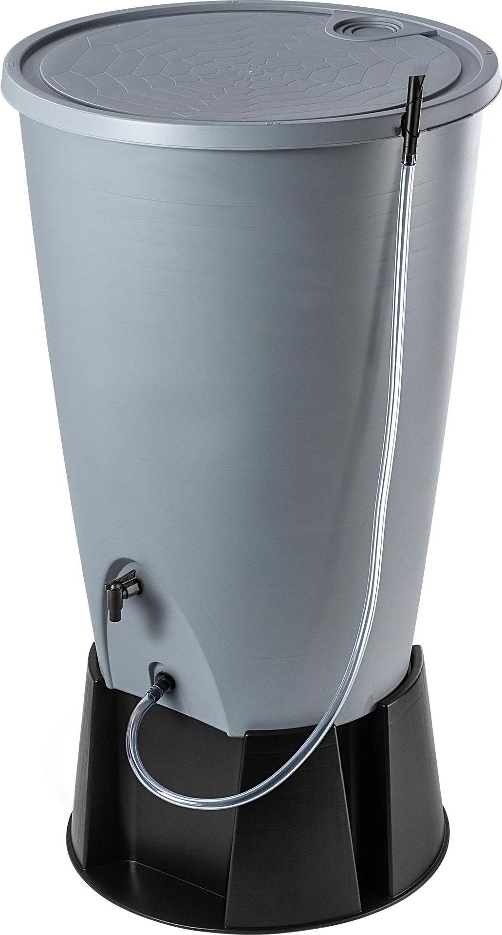 StarTech Regenwassertank - Regentonne Set - Fassungsvermögen 260 l - Mit Hahn - Mit Sockel - Zur Regenwassernutzung