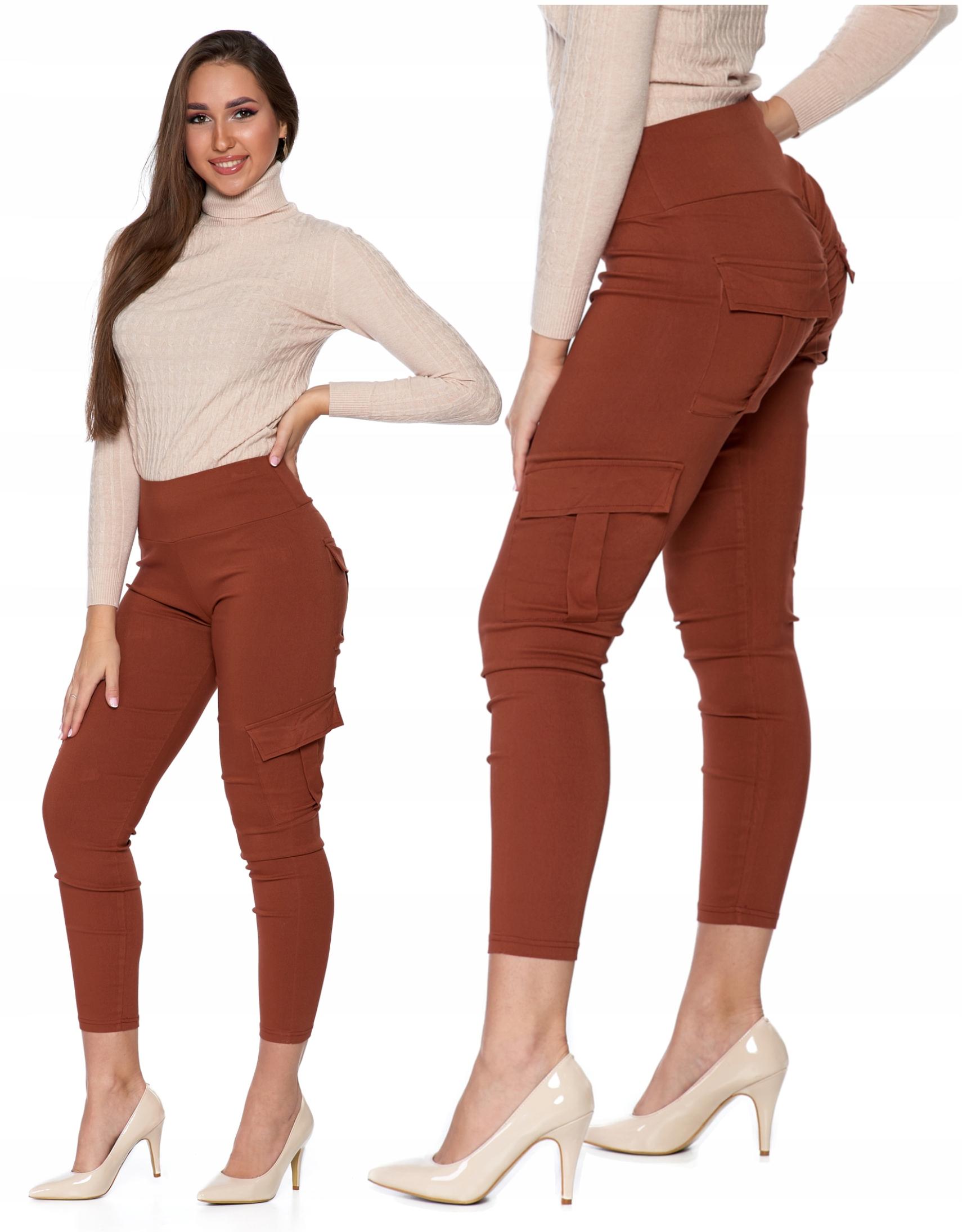 Moraj | Hose - Größe S - Damenhose Creme - Stretchhose - Baumwolle Push-Up Hose