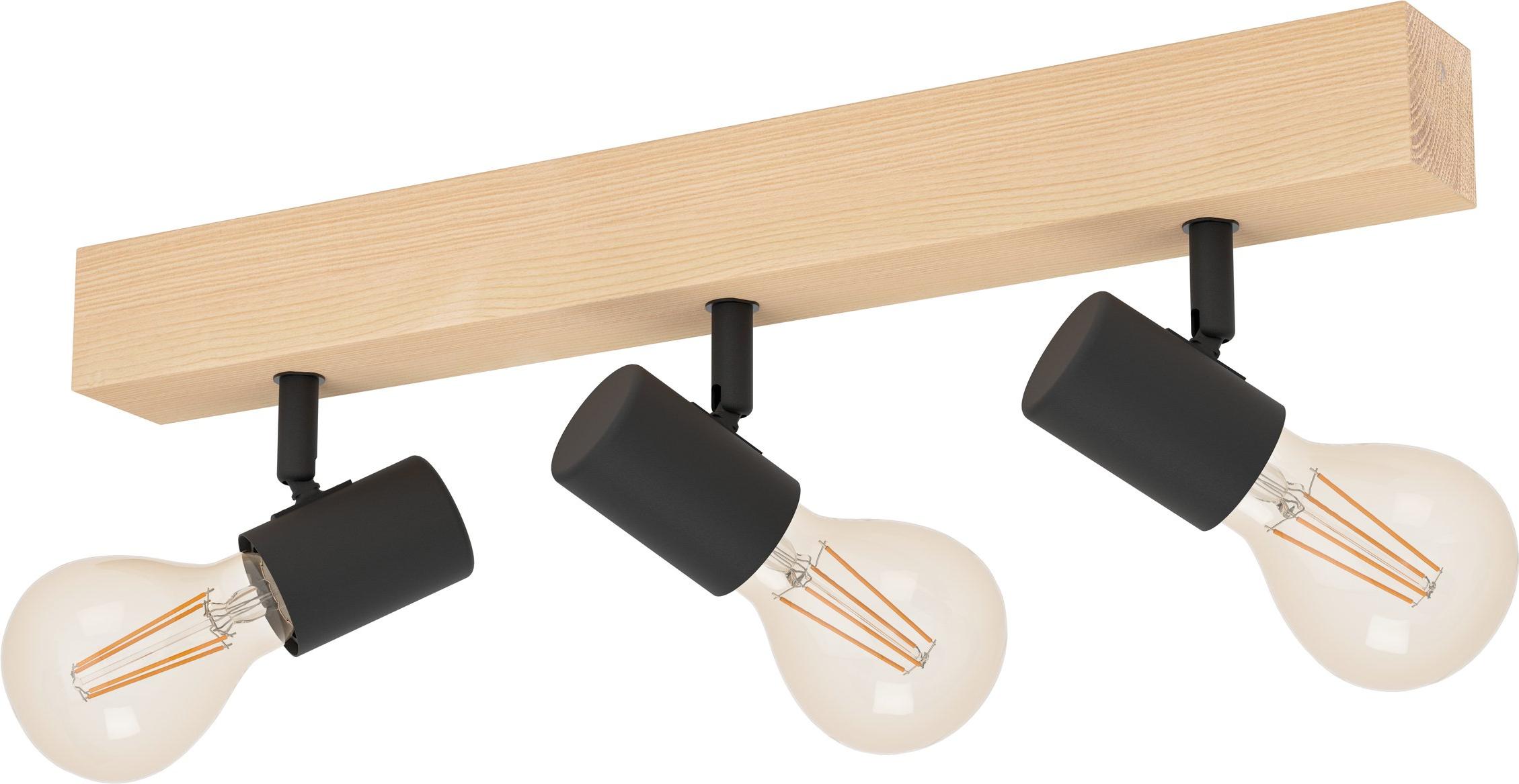 EGLO TOWNSHEND 3 Spot - L48 x B5 cm - braun, schwarz - 3X60W exkl. - IP20 99479