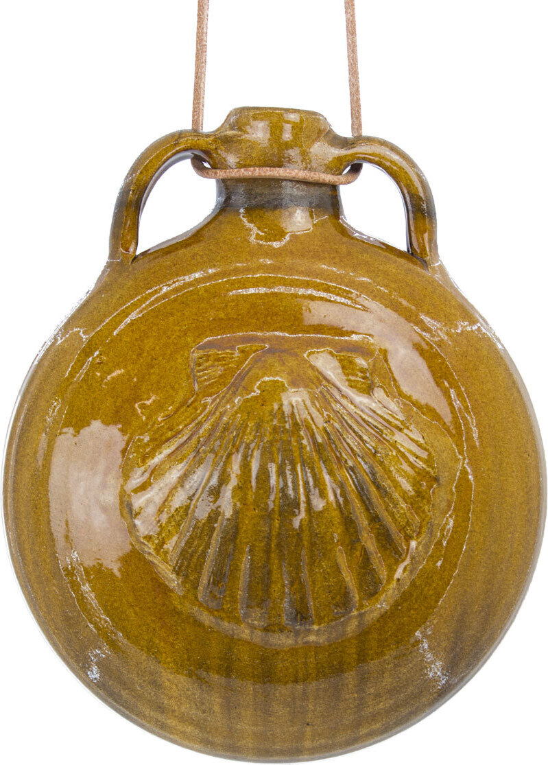 Vehi Mercatus Pilgerflasche 14.-15. Jahrhundert aus Keramik 0,5 L 040 040 050