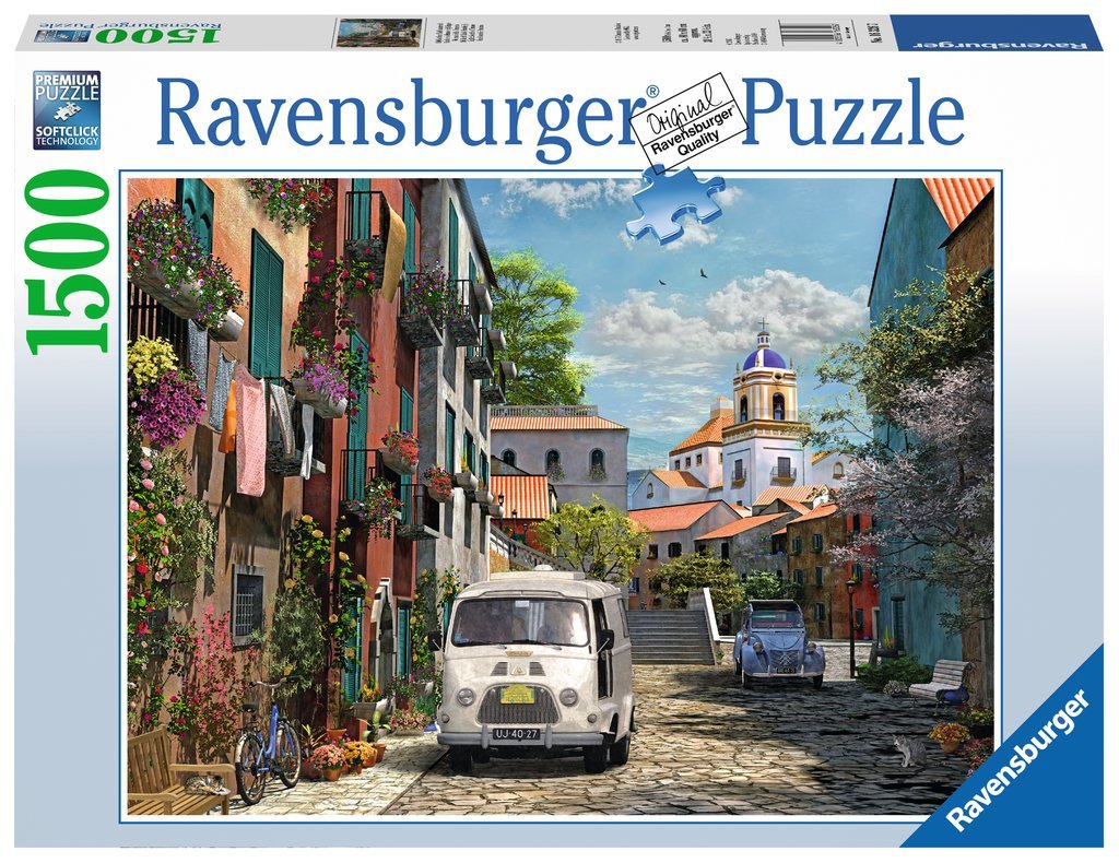 16244 Ravensburger Puzzle 1500 Teile Romantische Gasse Art.-Nr 