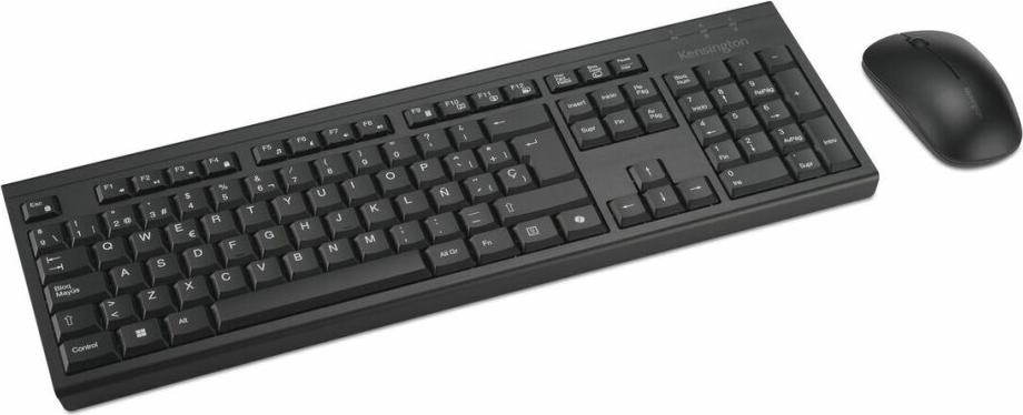Tastatur mit Maus Kensington K75560ES Schwarz Qwerty Spanisch