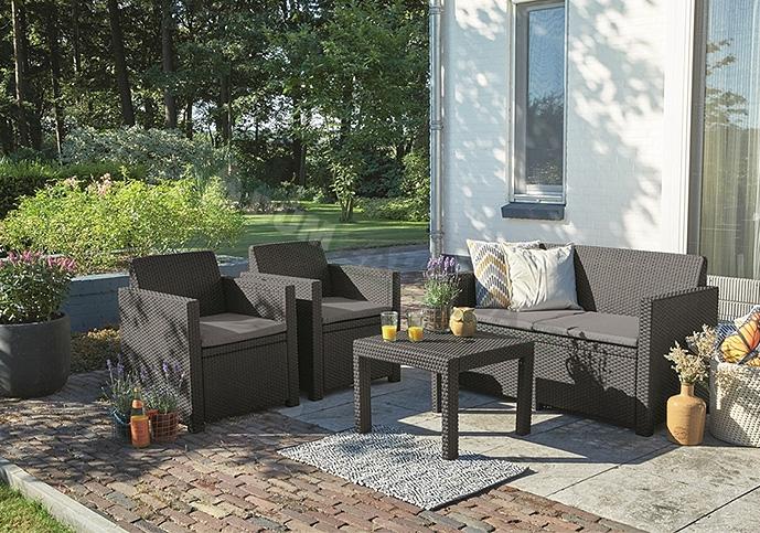 Gartenmöbel Keter Alabama Graphit, Möbelset 213968