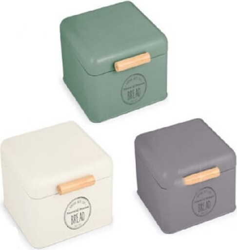 Koopman Metall Brotkasten 22x20x14cm Eleganter Brotkasten