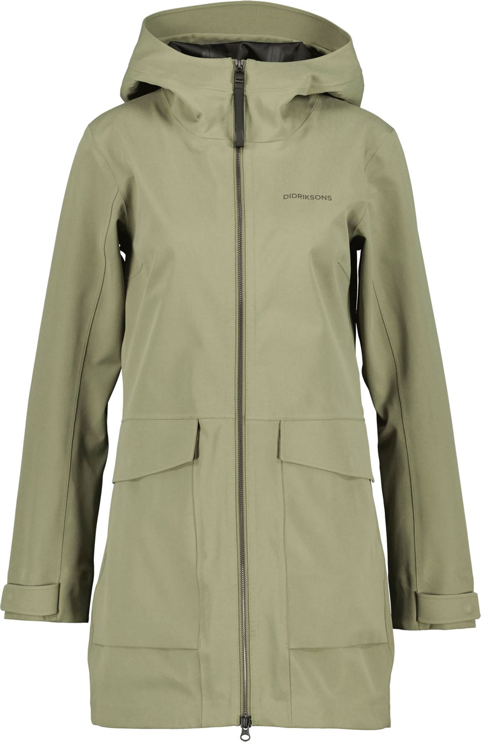 Didriksons Fredrika - Damen Parka, Größe:36, Farbe:dusty olive D504709-202-36