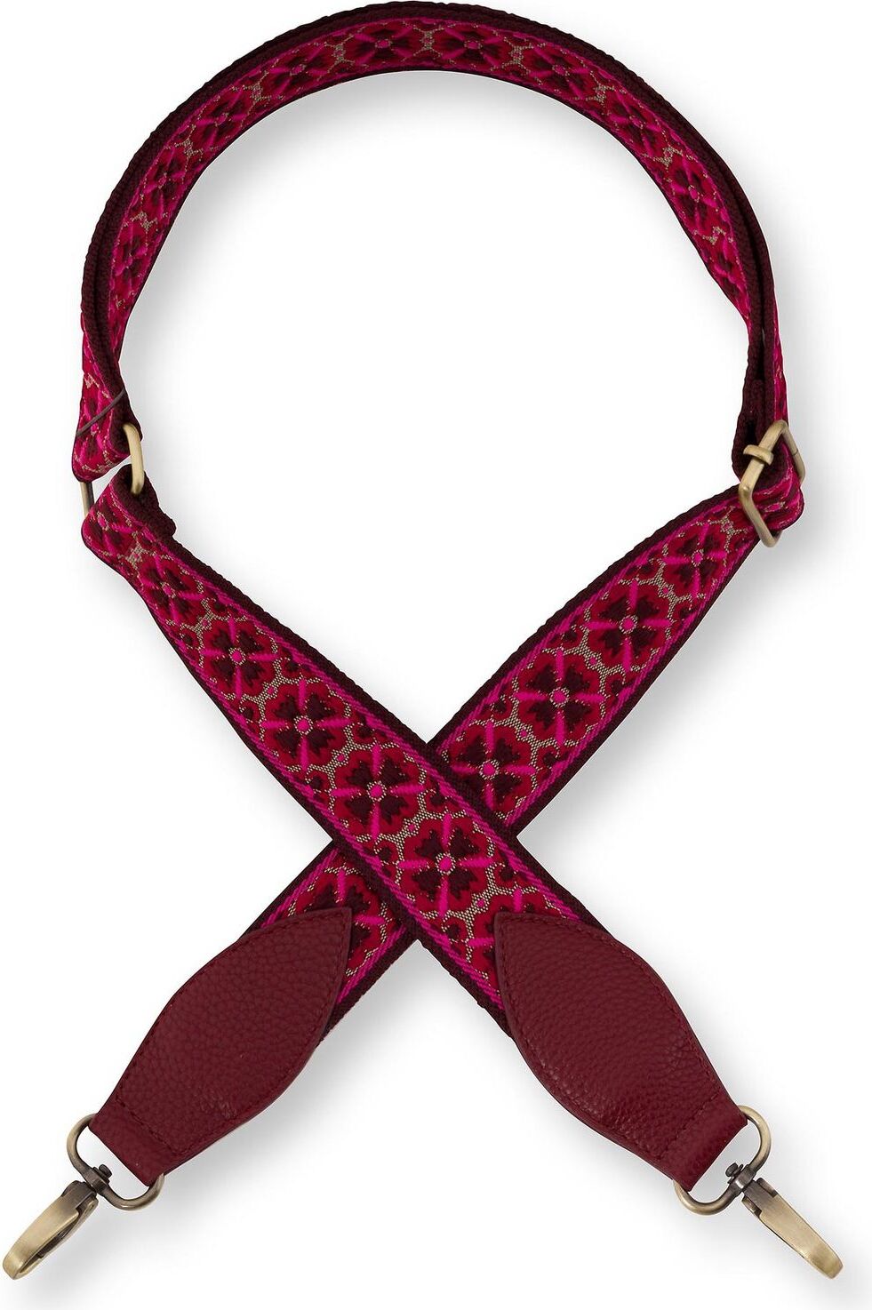 Pip Studio Embroidery Strap Flower Red 140x3.8cm 51.273.419