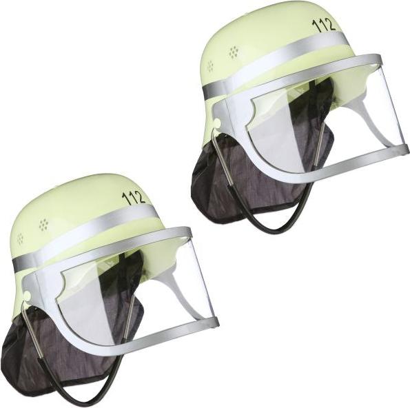 B2X Kinder Feuerwehrhelm im 2er Set