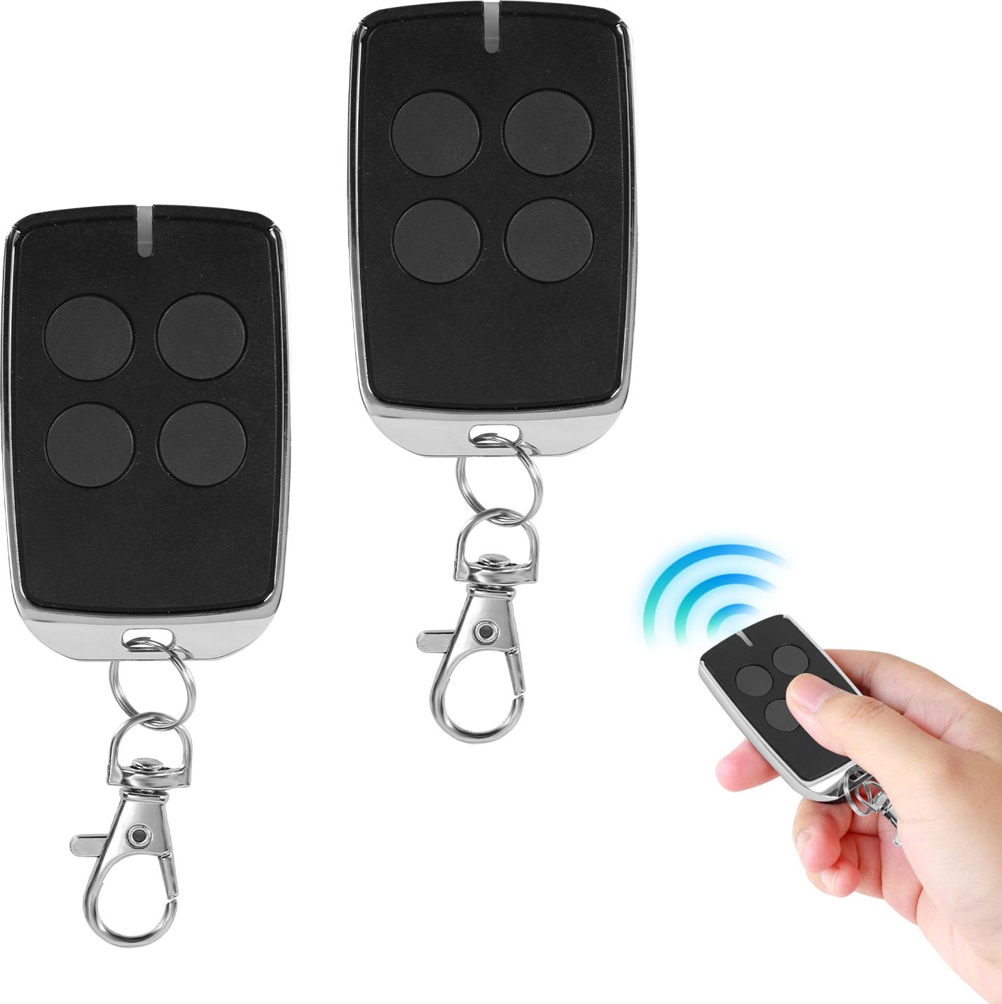Peviasot 2pcs Fernbedienung Fernsteuerung Funksteuerung für Schiebetorantrieb Drehtorantrieb Flügeltorantrieb Torantrieb Schiebetor Zubehör RL-HG10723-2-EO