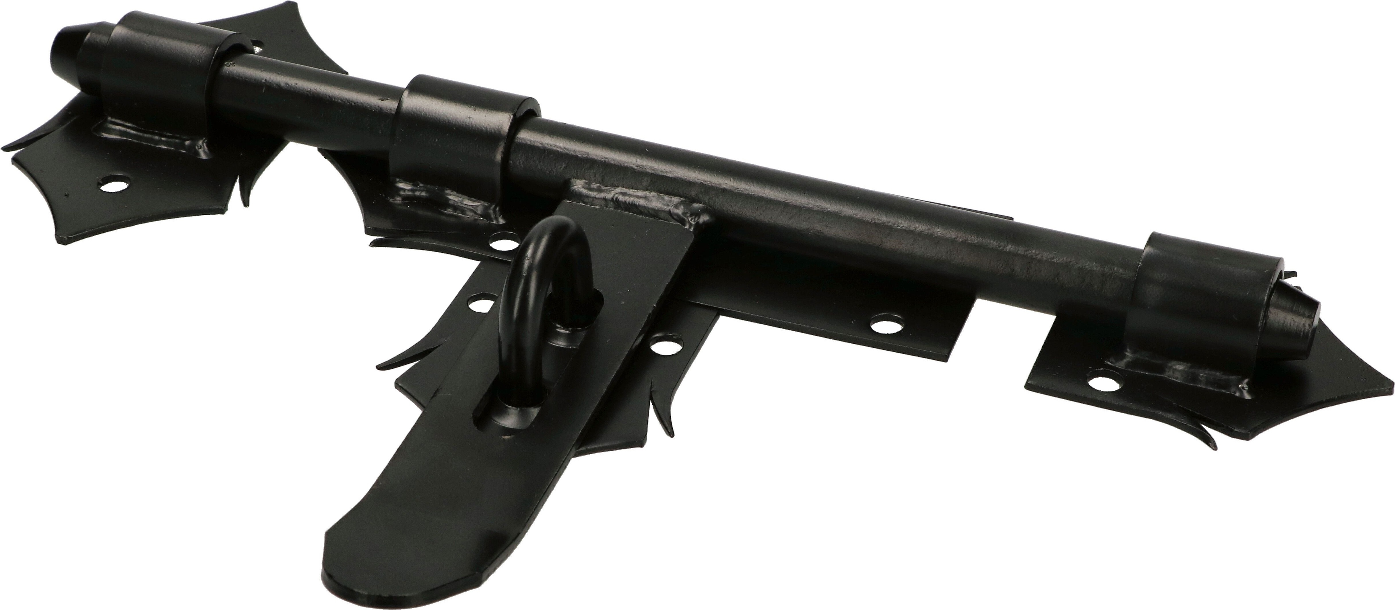 KOTARBAU® Torriegel Türriegel Bolzenriegel Schubriegel 270 mm Schwarz