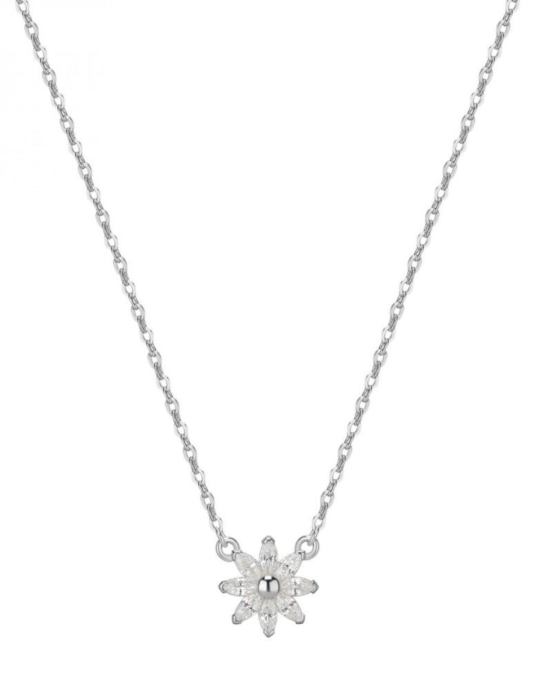 Rosato Charmante Blumenkette mit Zirkonen Gaia RZGA62