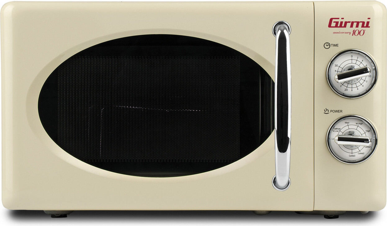 GIRMI FM21 - Über den Bereich - Kombi-Mikrowelle - 20 l - 700 W - Drehregler - Beige FM2105
