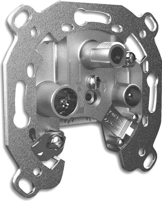 OEM Dreidimensionaler TV-Signalverteiler - 3-fach - 1x1x1 cm - Silber 2026