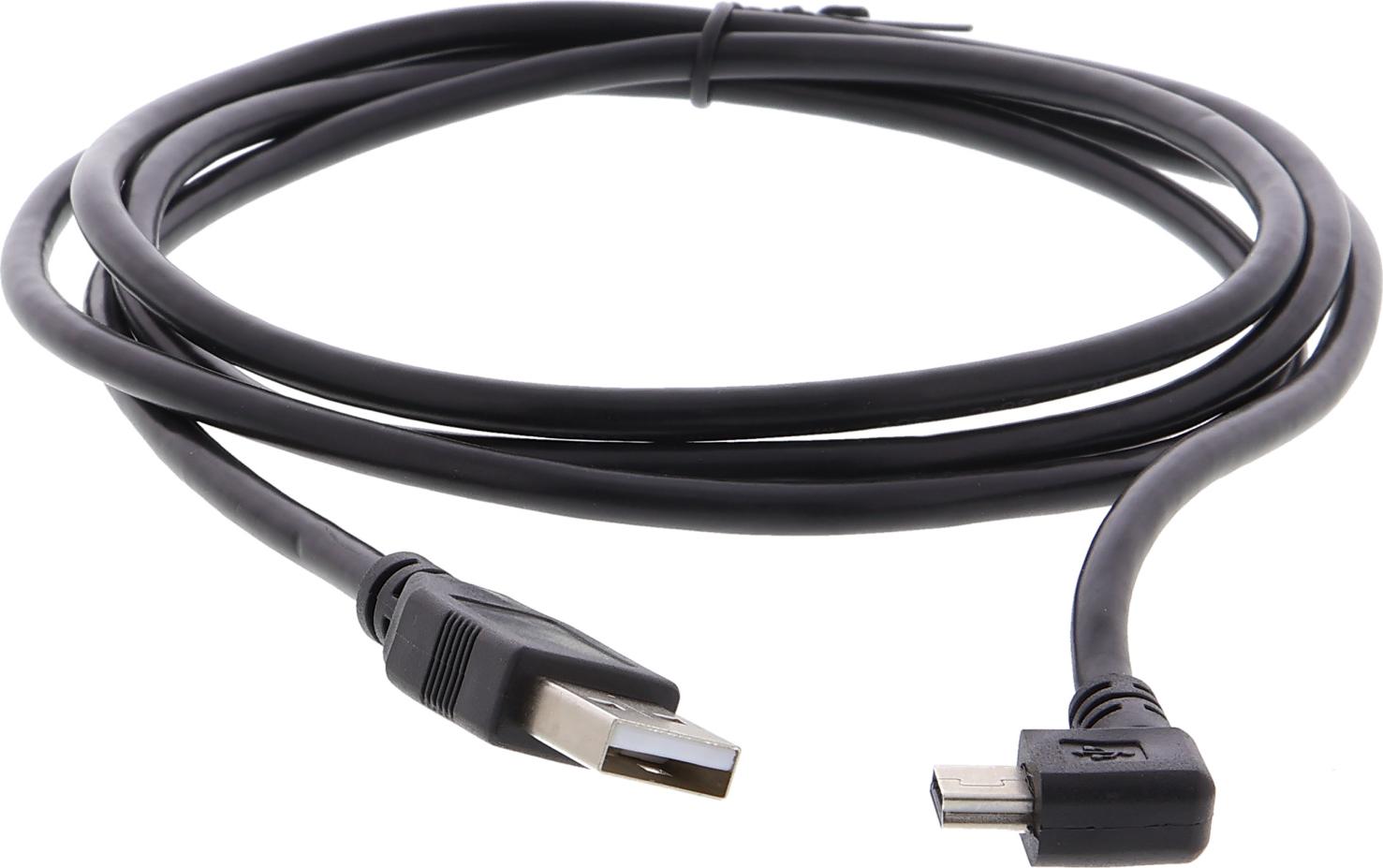 Funduino Mini-USB-Kabel 150cm - rechtswinklig 90 Grad