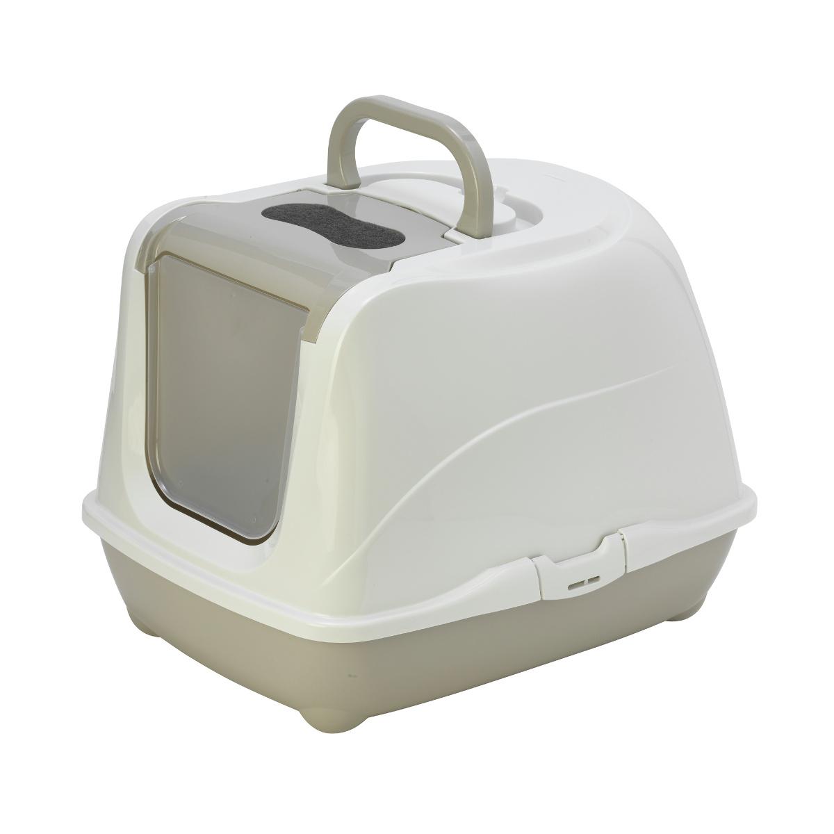 Moderna Toilette Yarro Flip # 1 Filterklinge und Farbklassische 39x50x37cm warm grau [y3412-0796 s] 29,99