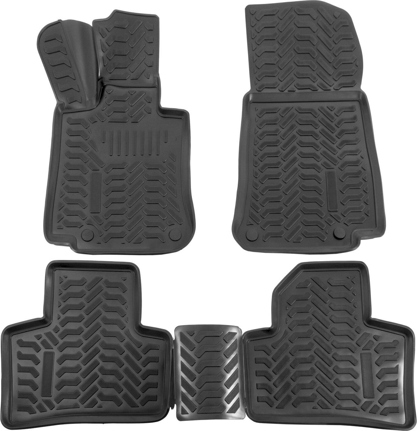 Vasca Baule In TPE Per BMW 1 Series F20/F21 3/5 Porte 2011-2019 – Bordo Alto 4 Cm, Impermeabile, Antiodore E Leggero