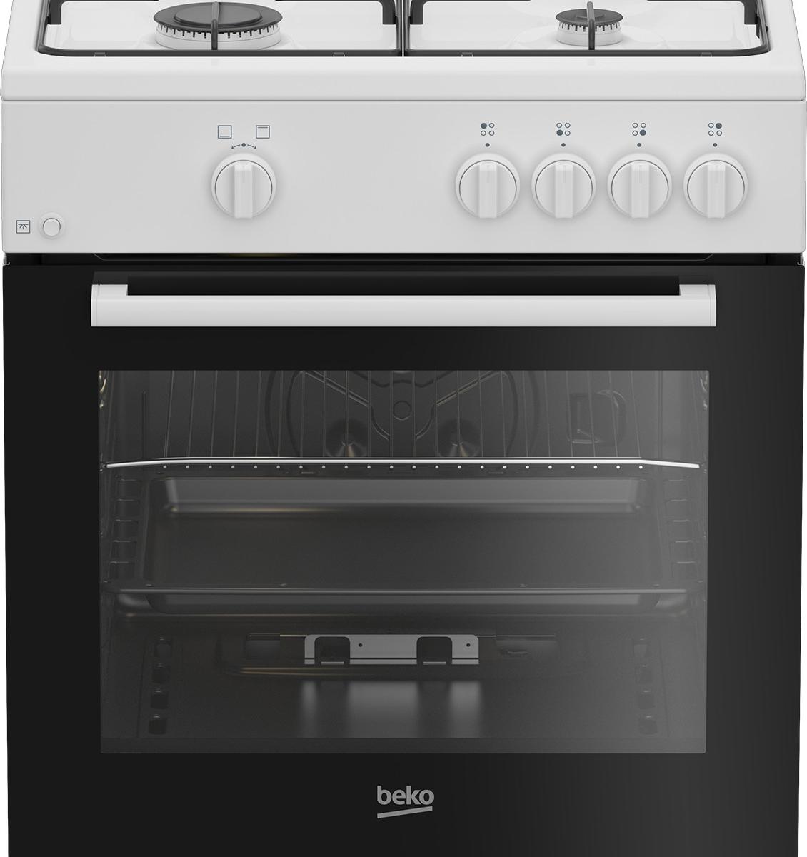Beko FBG62000WL Küchenherd Freistehender Herd A Elektro Gaskochfeld Weiß