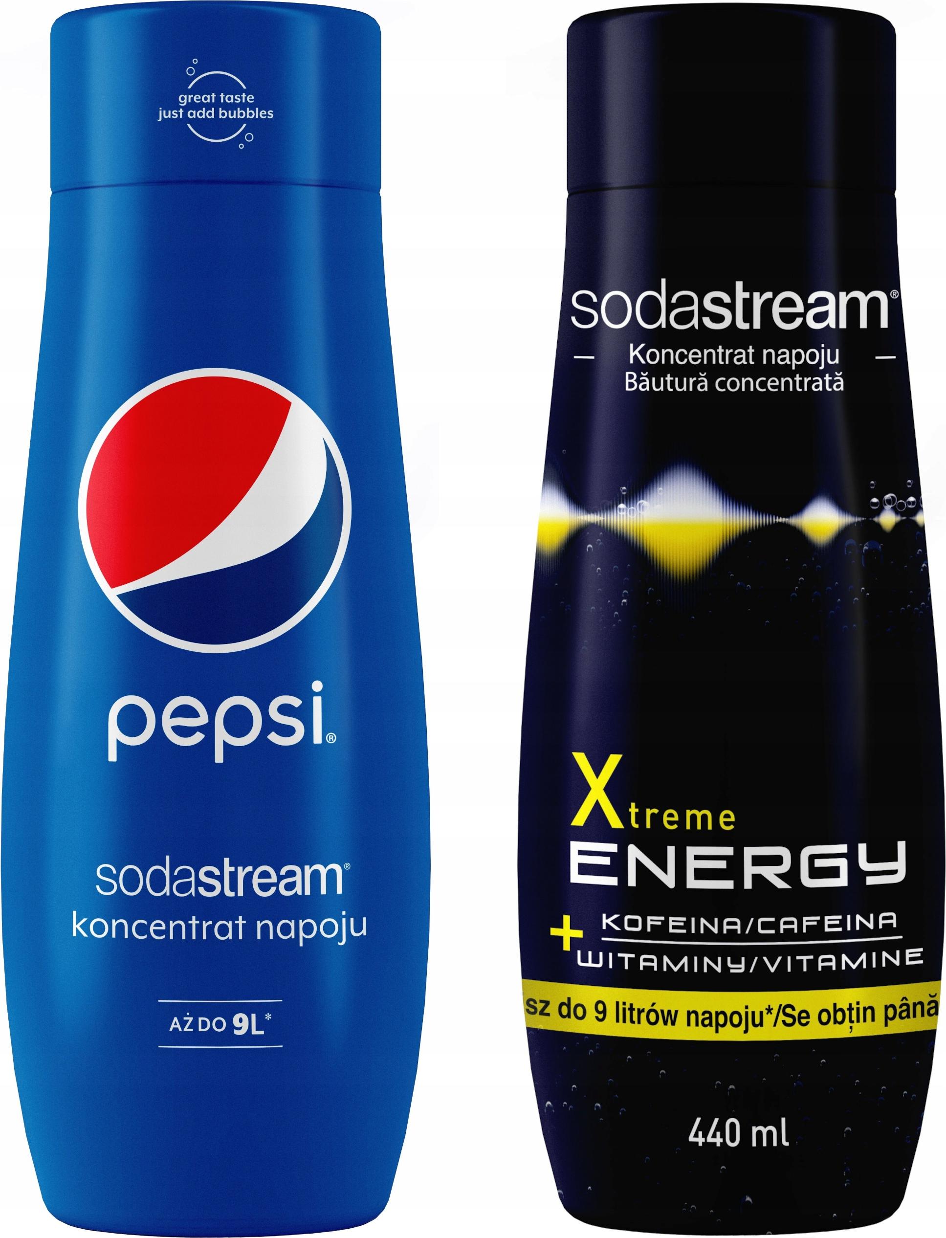 sada 2 koncentrátov SodaStream Pepsi+Energy
