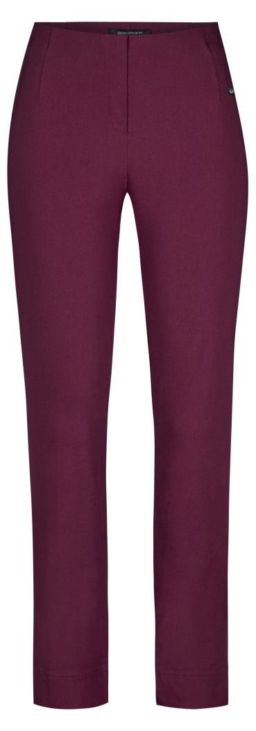 Stehmann Mode Hose Ina-748 aus Bengaline mit Pull-On-Bund, innen geraut und kleinem Schlitz an der Seitennaht