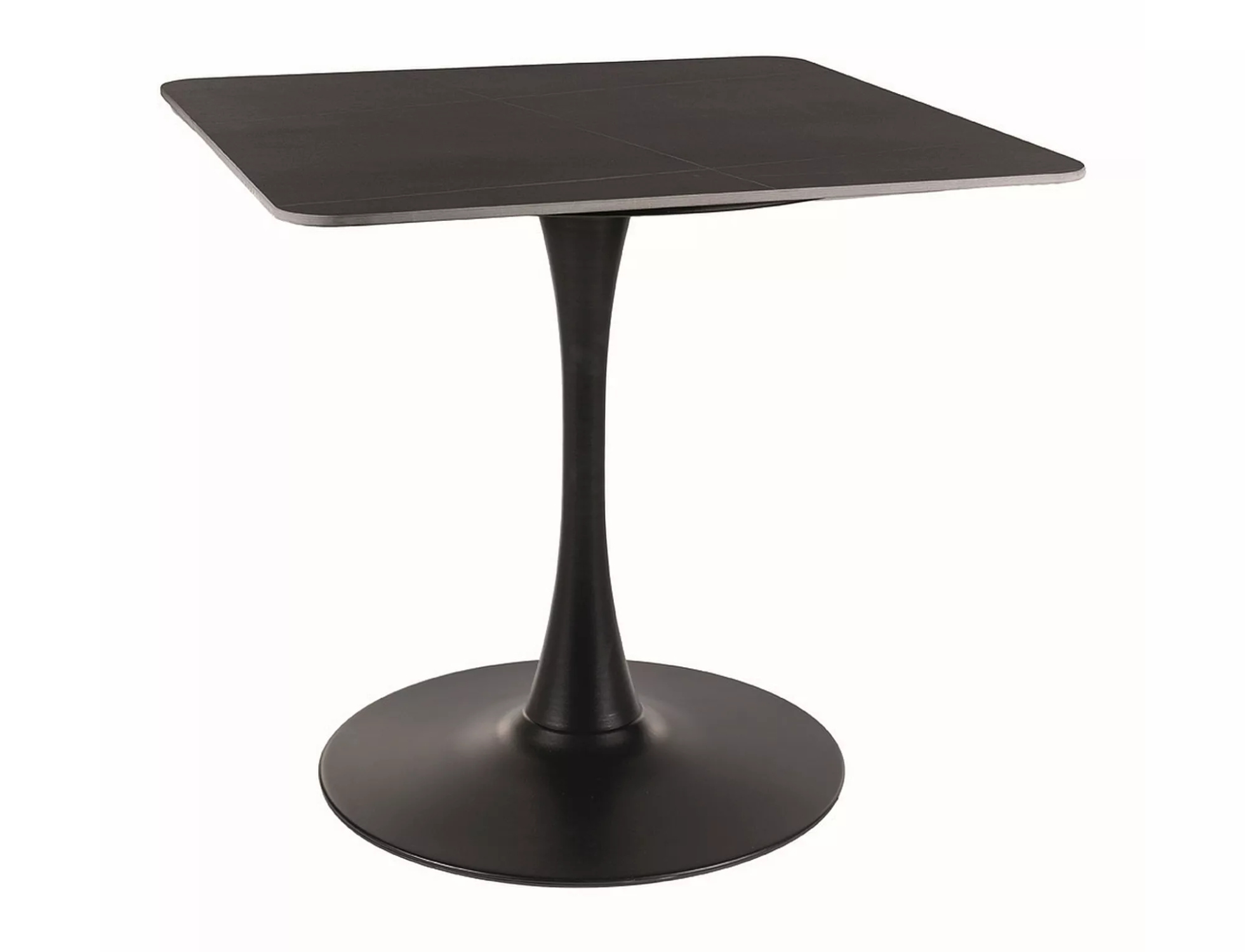 VENETI Esstisch BRODIE - schwarz / schwarz 038-11-00648