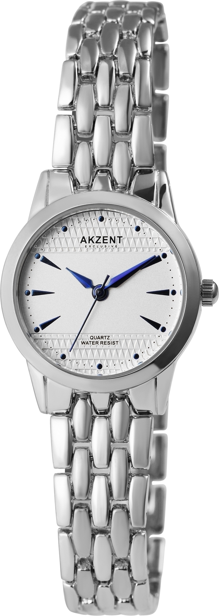 Akzent Exclusive Damenarmbanduhr mit Metallarmband