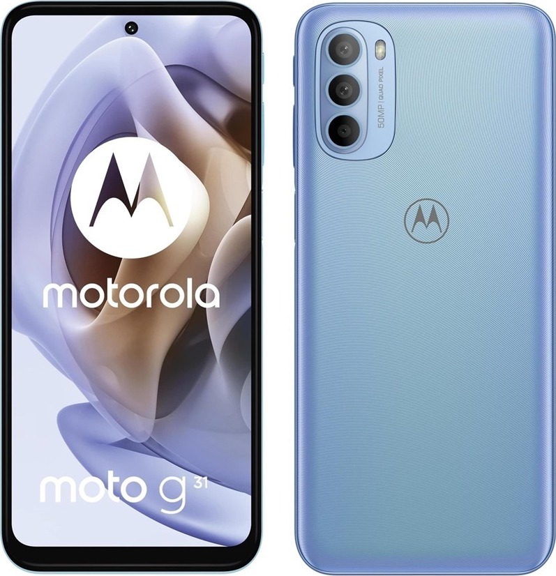 Motorola Moto G31 XT2173-3 Modrá 4/128GB 16,26 cm (6,4") Android Smartfón