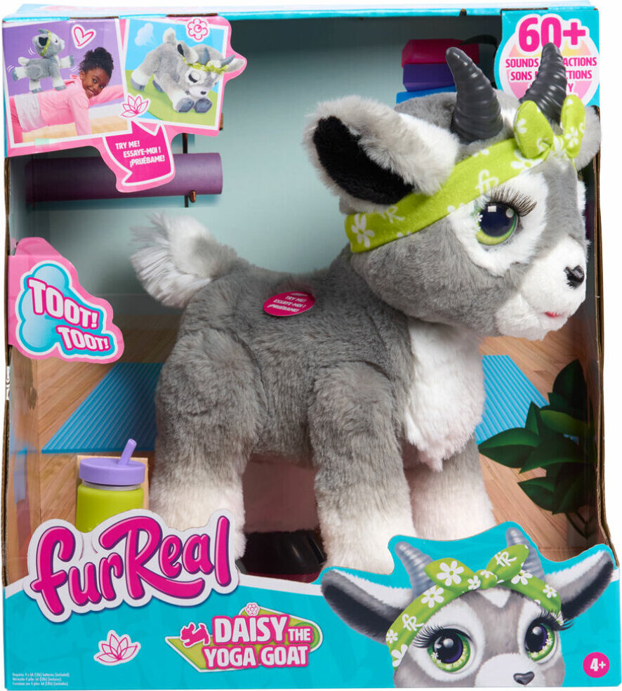 Just Play Ltd. Just Play Furreal Daisy Yoga Ziege Interaktives Plüschtier One Size 28104