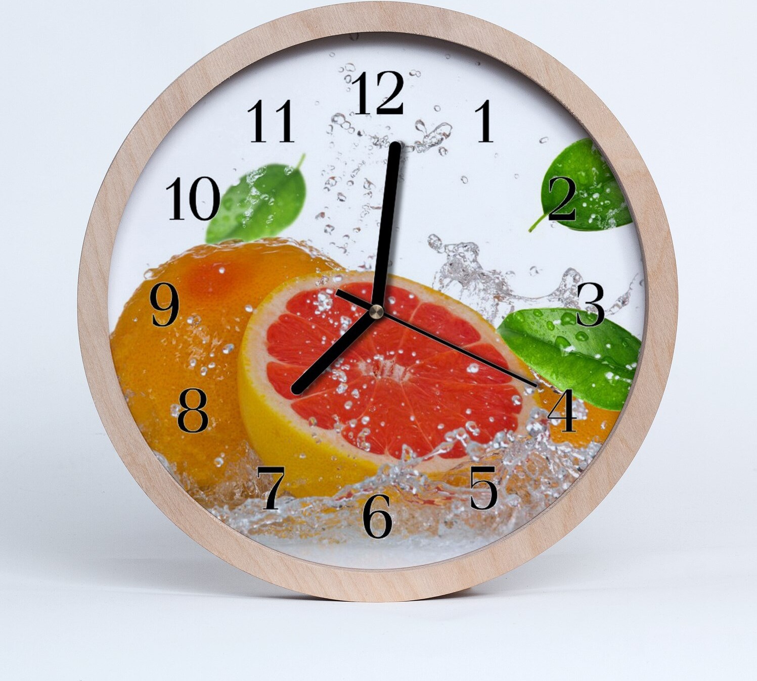 tulup Holzuhr 20fi cm wanduhr - Grapefruit Grapefruit zdo-20-50609313