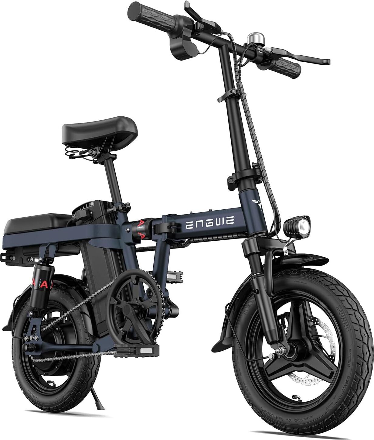 14" skladací bicykel e-bike skladacie bicykle elektrický bicykel, pneumatiky e-bike skladací bicykel, 48V/10Ah batéria s dojazdom až 50 km, skladací mestský e-bike pre dospelých