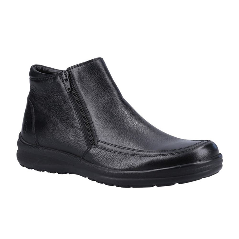 Fleet & Foster - Pánske členkové topánky "Targhee", kožené FS10132 (45,5 EU) (Black)