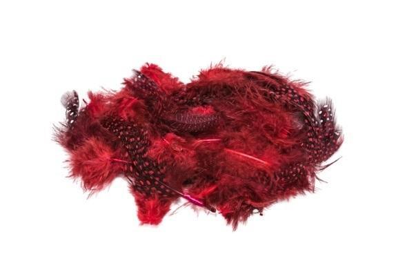 Brewis Gesprenkelte rote Federn, 3 Gramm