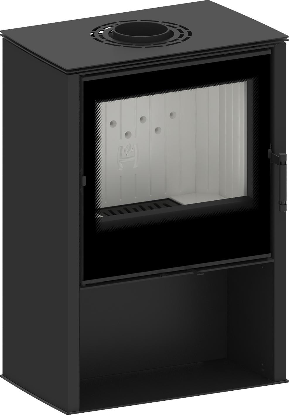 Kaminofen Hitze LUPO M 8,7 kW Freistehender Kamin Ofen Holzofen Kamin Freistehend LUPOM
