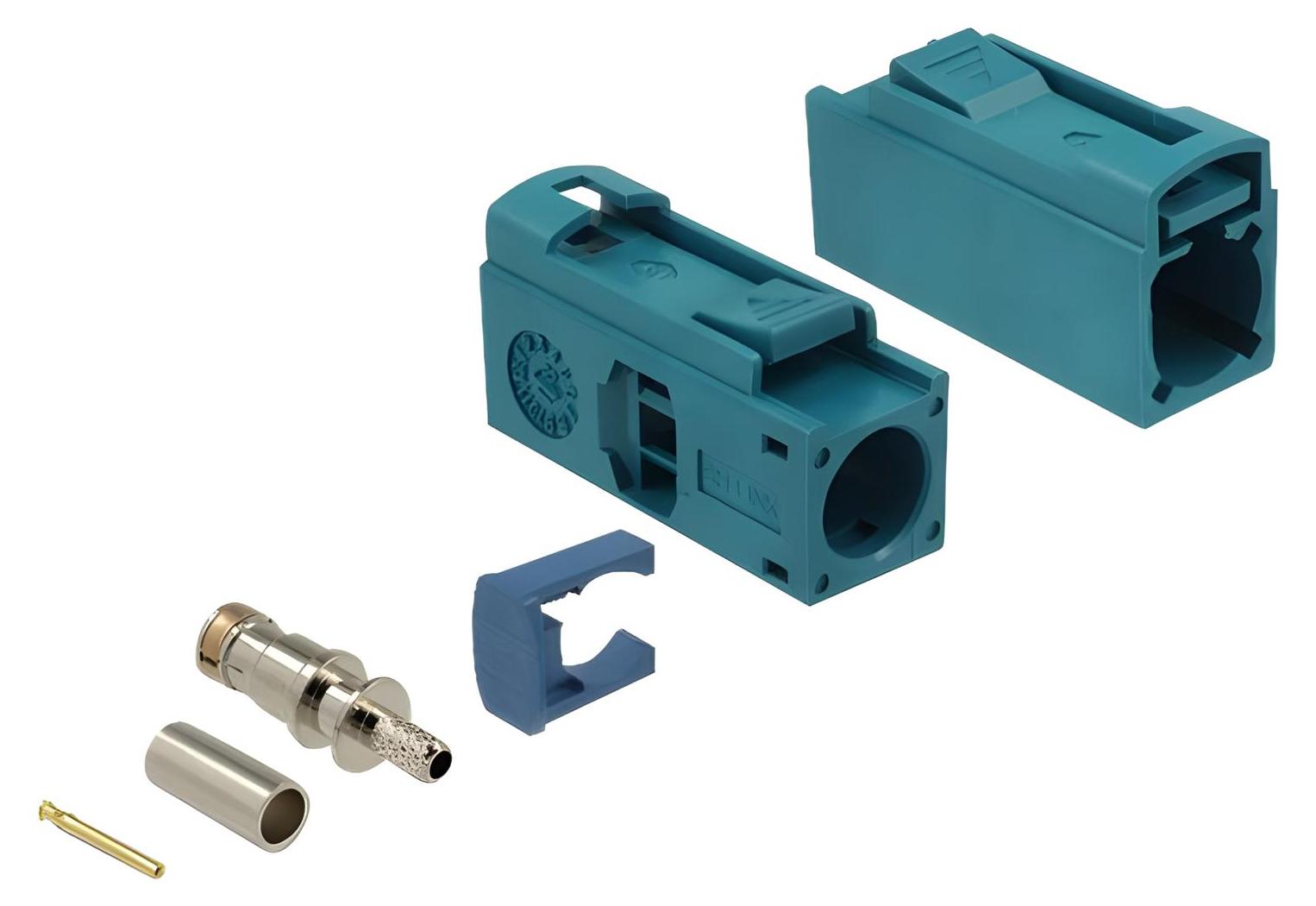 Delock FAKRA Z Buchse 25 mm (lang) zum Crimpen 89695