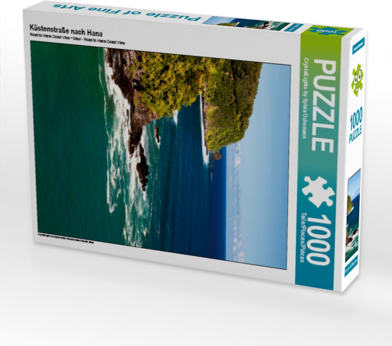 CALVENDO Puzzle Küstenstraße nach Hana 1000 Teile Puzzle hoch | 1000 Teile Lege-Größe 64x48cm Foto-Puzzle für glückliche Stunden