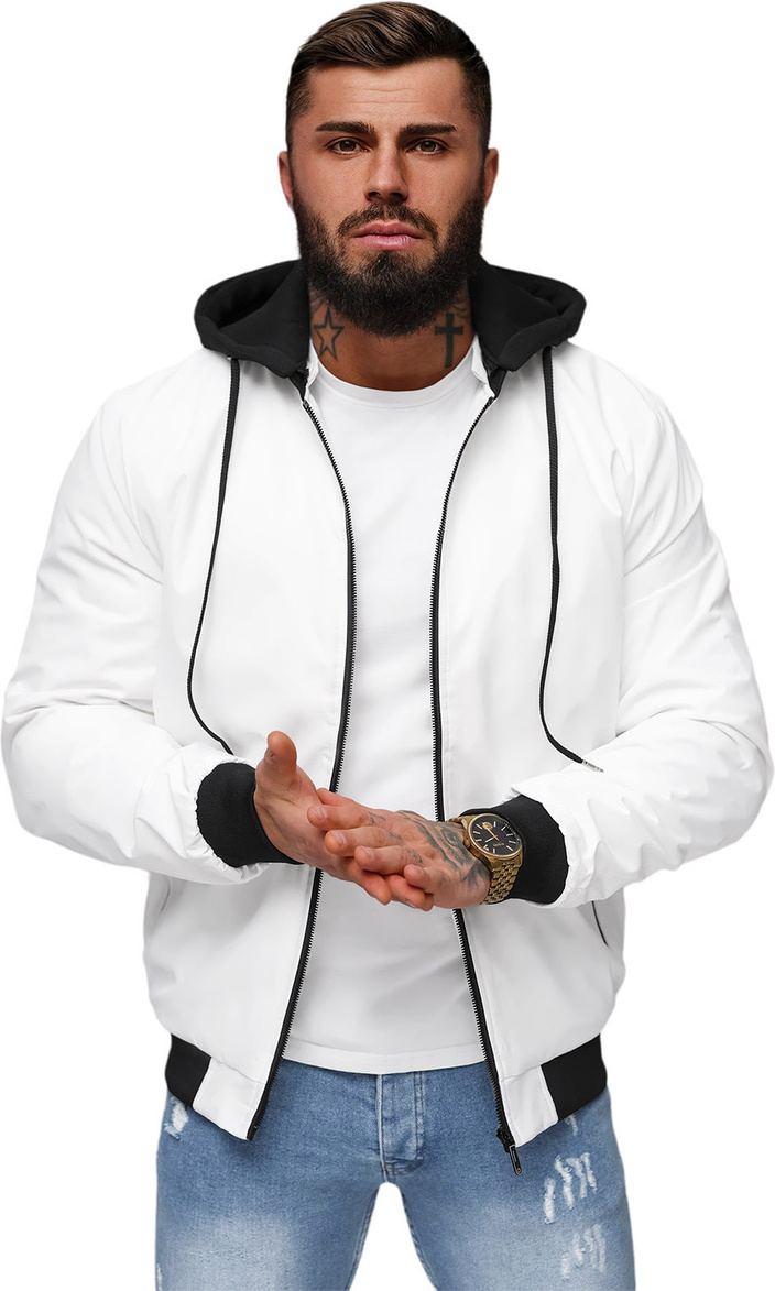 Herren Jacke Weiß OZONEE JS/62M9502/281 L/50