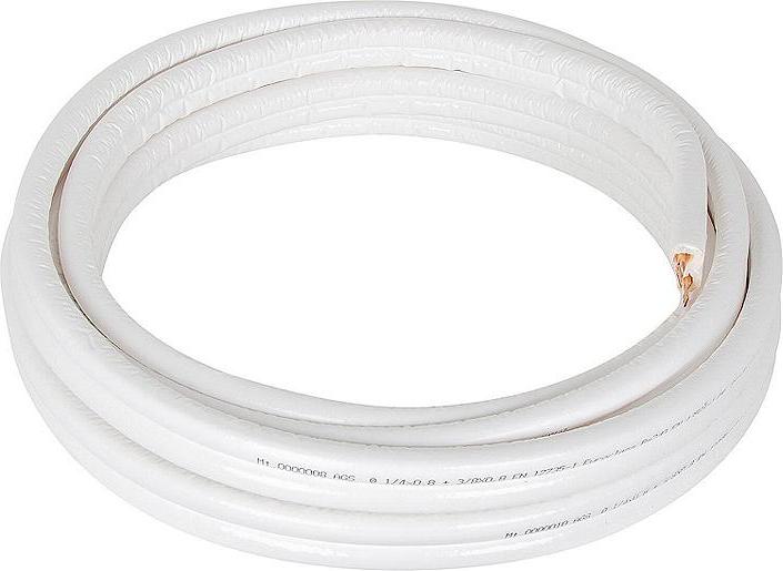 Bosch Kältemittelleitung-Doppelrohr Kupfer 1/4" 1/2" Länge=20m Doppelrohrleitung 9009912