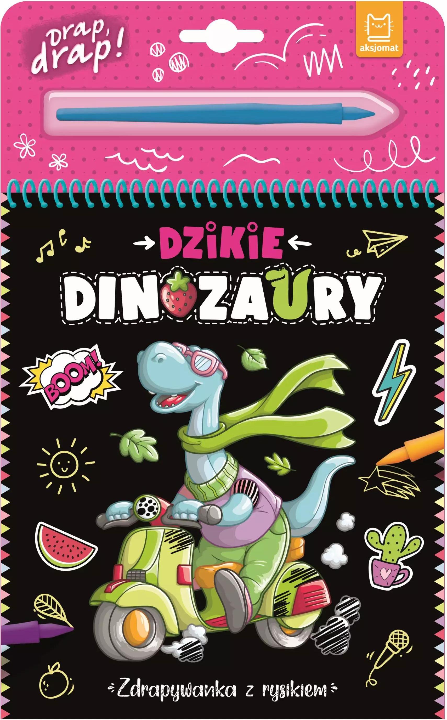 Aksjomat Rubbelblock Mit Stylus Wilde Dinosaurier