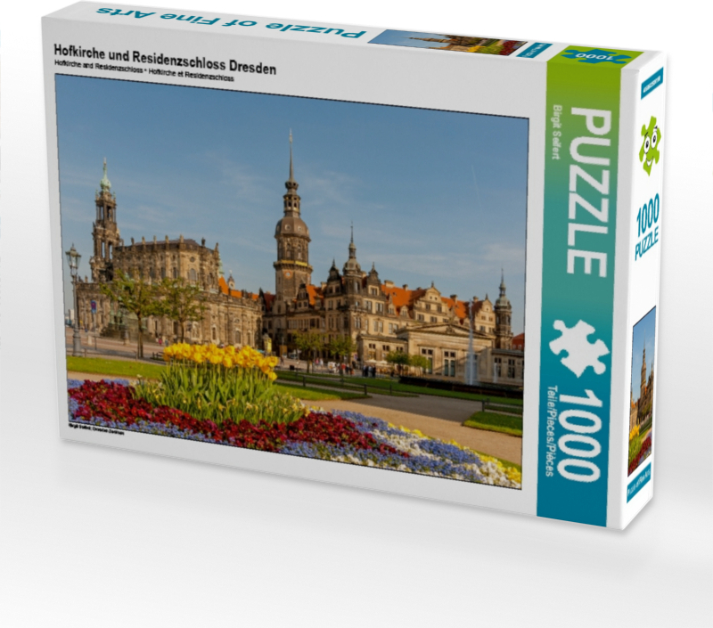 Calvendo Hofkirche und Residenzschloss Dresden 1000 Teile Puzzle quer 640x480mm, Seifert Birgit; 7341693