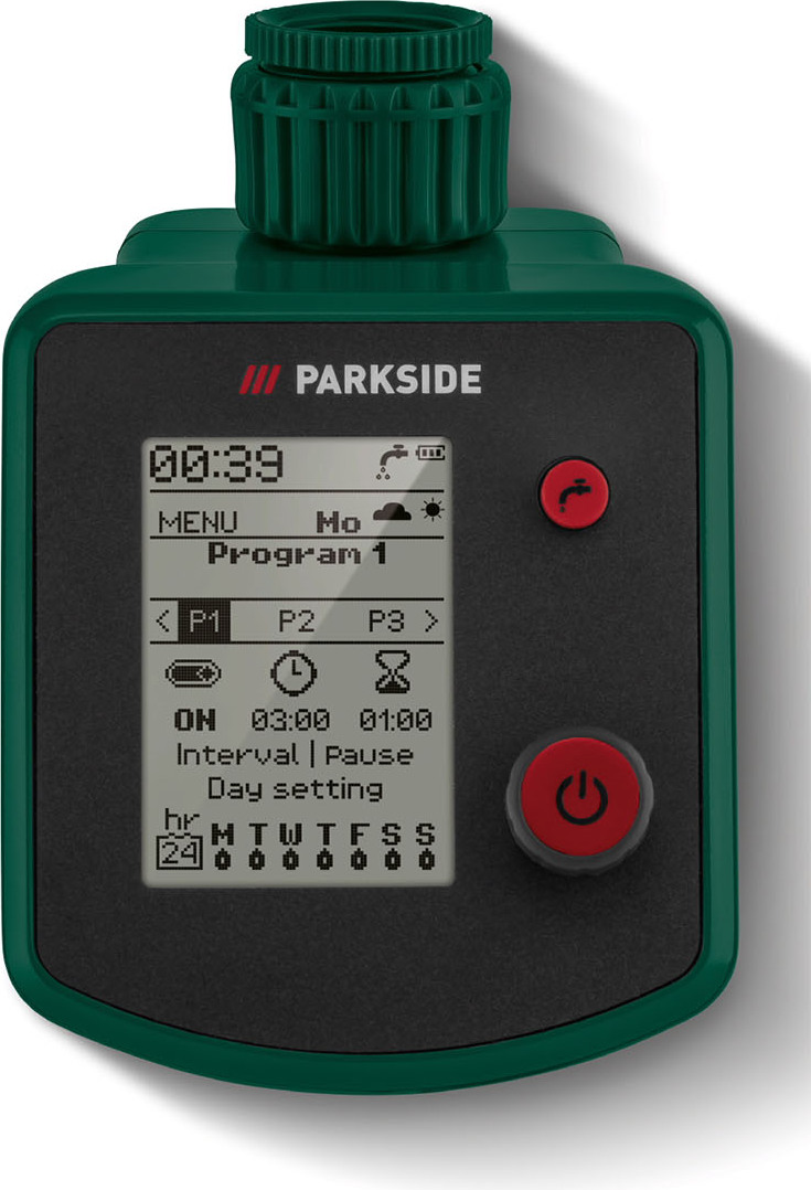 PARKSIDE® Bewässerungscomputer »PBCG B2«, Mit 6 Bewässerungszeitplänen