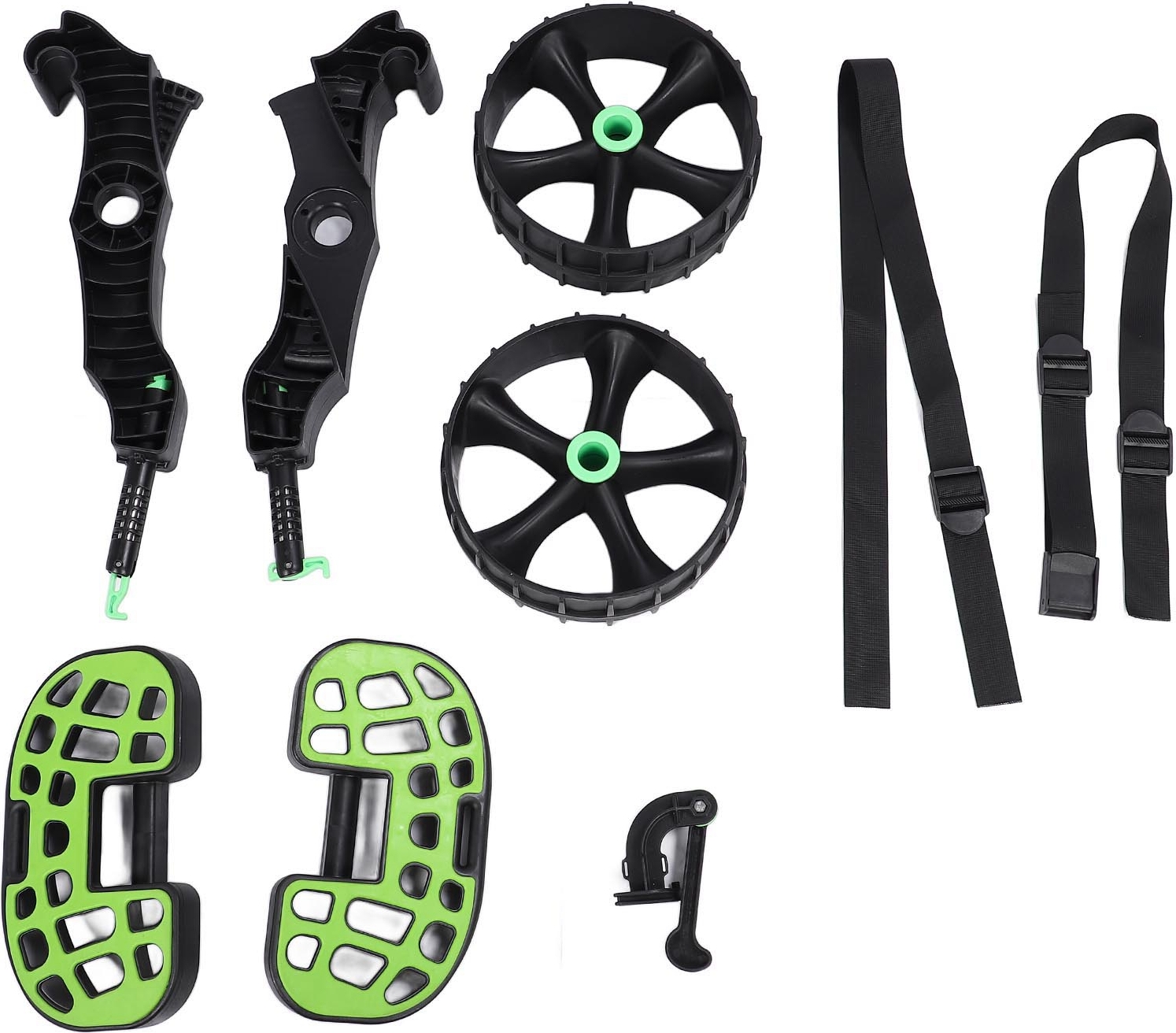 Lixada Kajakwagen Starke Last tragende pannensichere Räder Leicht zu tragender Kanuwagen für den Strand K_2714250010811_250529_31596