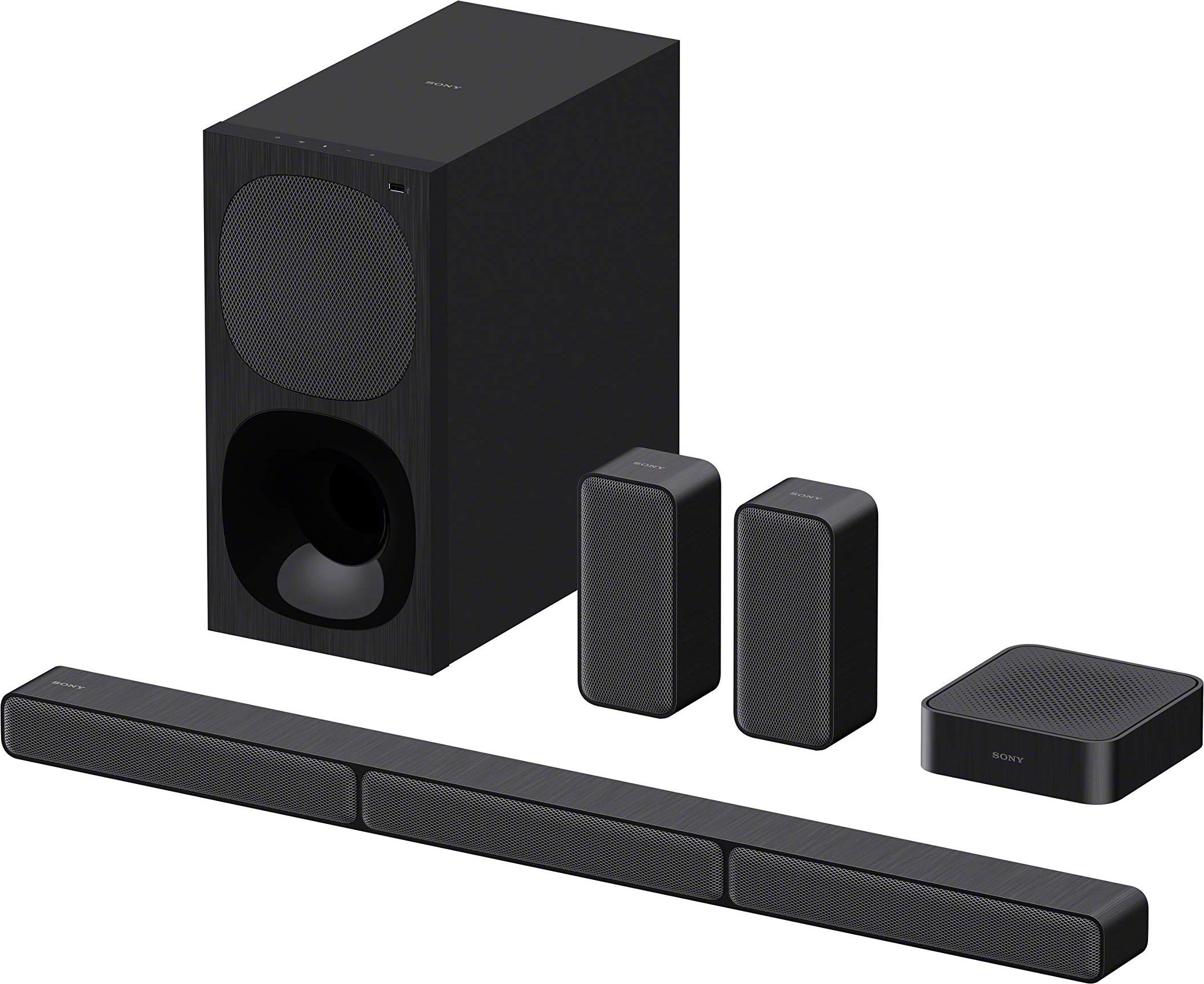 Sony HT-S40R, 5.1 Kanäle, 600 W, Dolby Digital, Dolby Dual Mono, 90 W, 90 W, 75 W