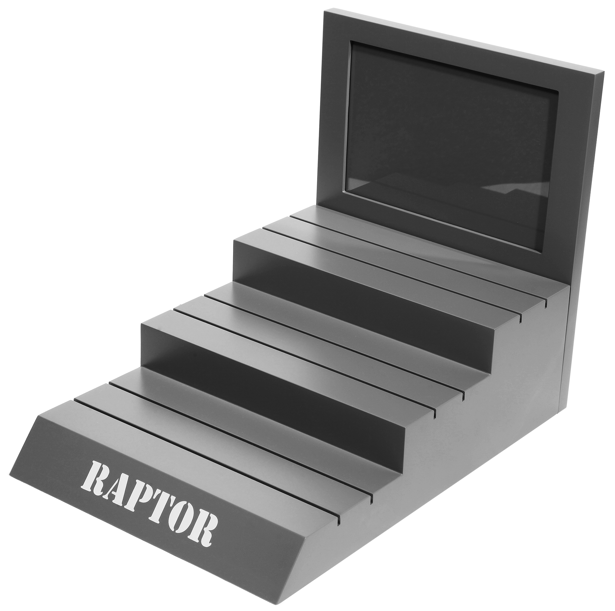 Raptor Uhrendisplay, grau